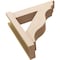 Ekena Millwork 6-in W x 22-in D x 22-in H Funston Trad Rough Cedar Woodgrain TimberThane Outlooker, Primed Tan OUTUR060X22X22FST04RCPR - alternate 5